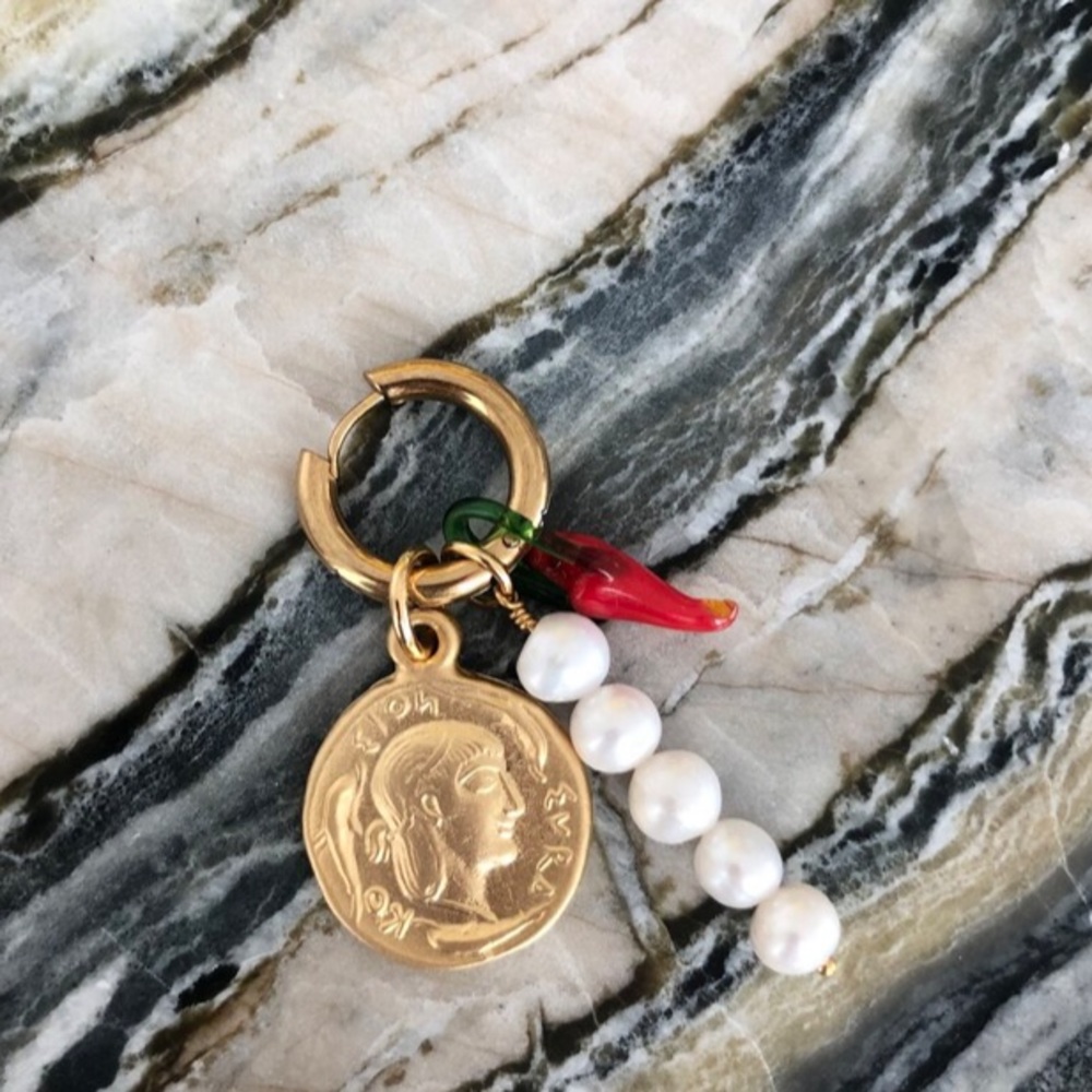 NOTTE Lucky Me Coin Earring Single New